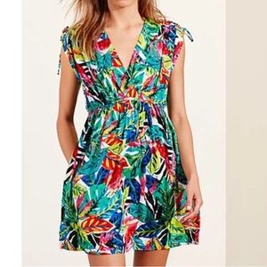 Ralph Lauren Vibrant Tropical cotton  swimsuit coverup SIZE MEDIUM
